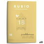 Cahier de maths Rubio Nº 18 A5 Espagnol 20 Volets (10 Unités)