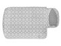 Kipit Housse pour Table à Repasser Support 21x32x3 cm Gris et Blanc Plastique PET Silicone (Set de 24)