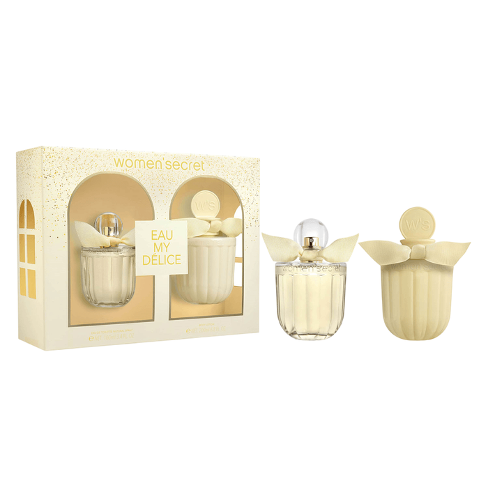 Women'Secret Coffret Eau My Delice: Eau de Toilette 100ml + Lotion Corps Hydratante 200ml pour Femme Women'Secret Coffret Eau My Delice: Eau de Toilette 100ml + Lotion Corps Hydratante 200ml pour Femme