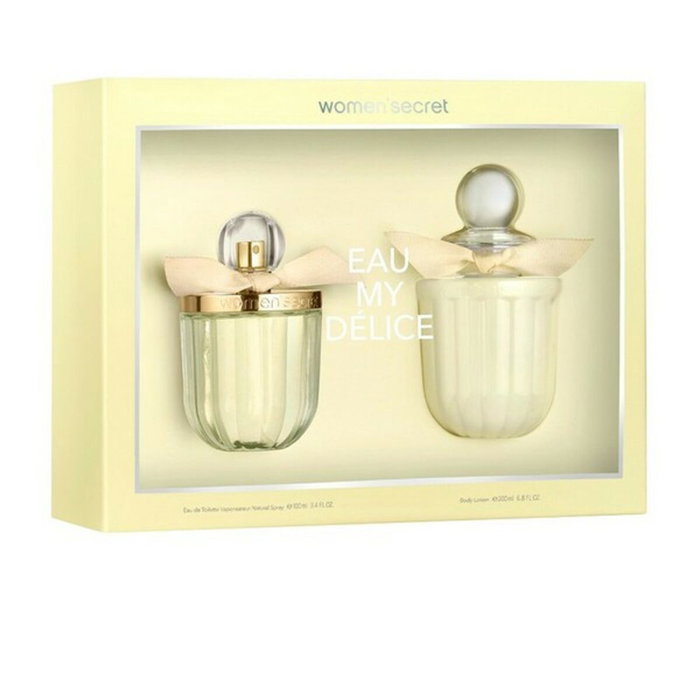 Women'Secret Set Eau My Délice avec Eau de Toilette 100 ml et Lotion Corporelle 200 ml