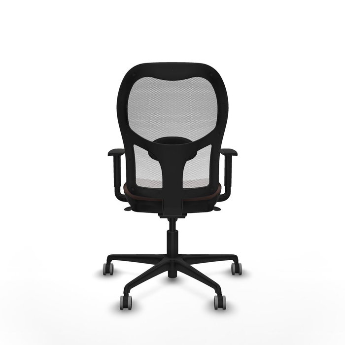 Piqueras y Crespo Chaise de Bureau 1D036G0 Blanc Brun foncé Piqueras y Crespo Chaise de Bureau 1D036G0 Blanc Brun foncé