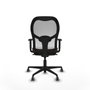 Piqueras y Crespo Chaise de Bureau 1D036G0 Blanc Brun foncé