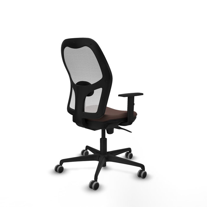 Piqueras y Crespo Chaise de Bureau 1D036G0 Blanc Brun foncé Piqueras y Crespo Chaise de Bureau 1D036G0 Blanc Brun foncé