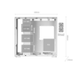 Mars Gaming MC-NOVA2 E - Boîtier PC Gaming XXL Blanc