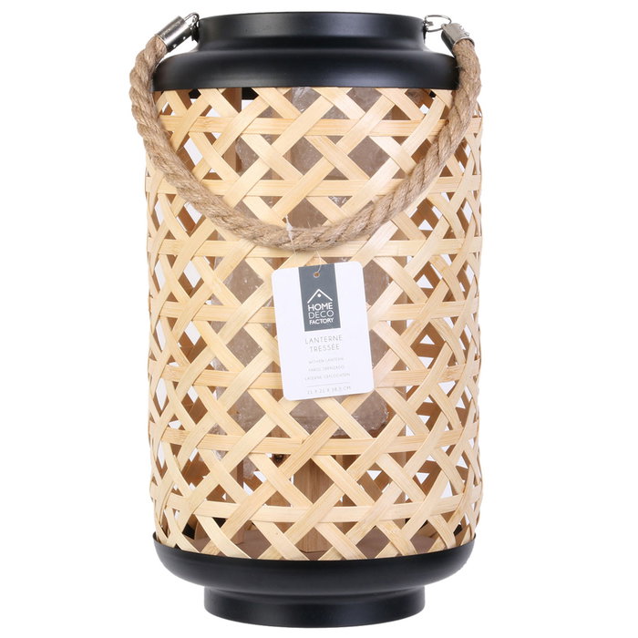 Home Deco Factory Lanterne en Bambou Mirage