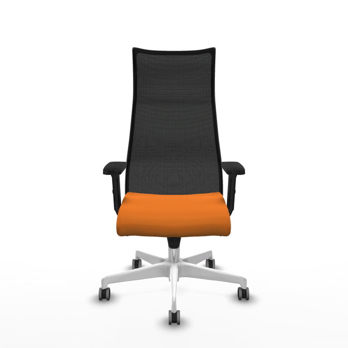 Piqueras y Crespo Fauteuil de Bureau Albacete Orange et Noir