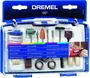 Dremel Kit d'accessoires polyvalent 687, 52 pièces pour travaux généraux (fraise de gravure, meules, disques polisseurs)