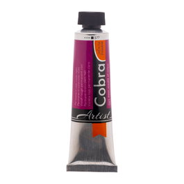Cobra Artist Color Peinture à l'huile miscible à l'eau Violet rouge permanent clair 577, 40 ml