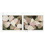 Home ESPRIT Toile ESPRIT Blanc Vert Fleurs Shabby Chic Avec relief 120 x 4 x 90 cm (2 Unités)