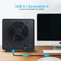 Fantec MB-X4U31 Boîtier pour 4 disques durs 3,5 pouces USB-C 3.2 Gen 2