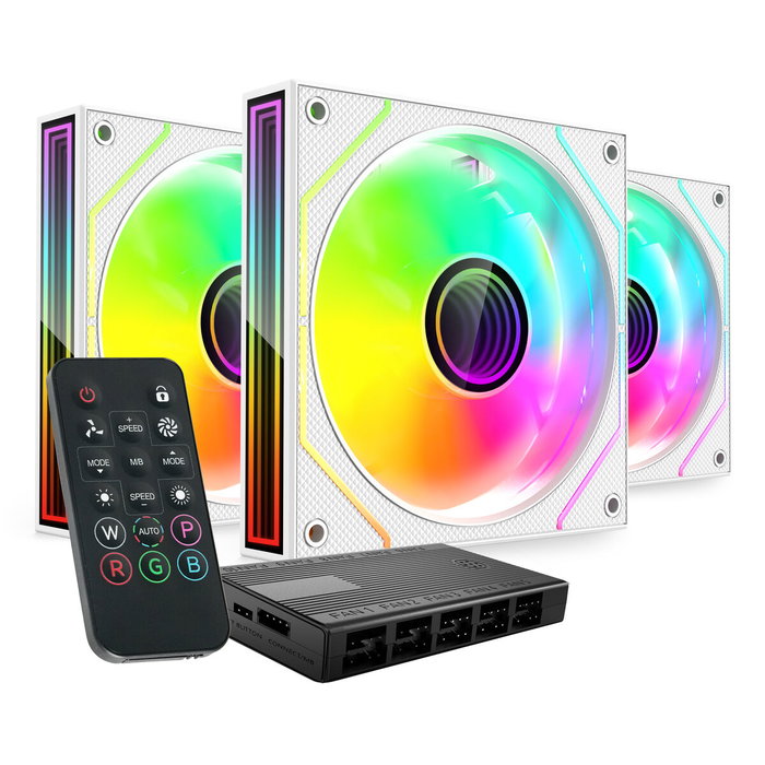 Ventilateur CPU Mars Gaming MF-3DPROKIT Ø 12 cm