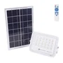 Projecteur LED Solaire 30W 6500K HO-SOLARFL-30W-02 avec Télécommande et Panneau Solaire