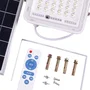 Projecteur LED Solaire 30W 6500K HO-SOLARFL-30W-02 avec Télécommande et Panneau Solaire