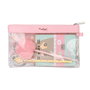 ERIK - Set de papeterie Collection Foodie Pusheen - 3 carnets A6, stylo à pompon, crayon avec topper, portetout PU et PVC