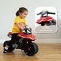 FALK Draisienne moto porteur Racing Team pour enfant 2-5 ans - Large roues stables - Guidon directionnel - 40% plastique recyclé - Fabriqué en France