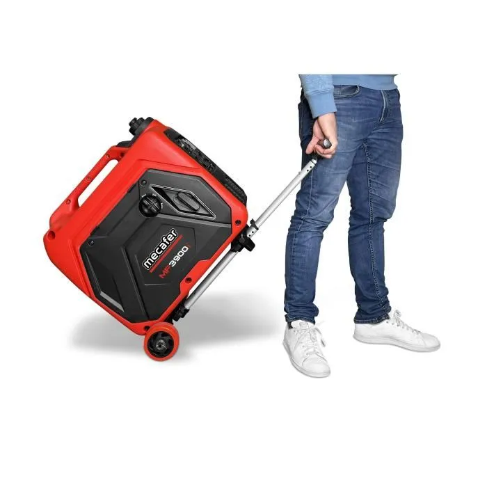 Mecafer Groupe électrogène Inverter MF3900i (450140) - 3500 W - Stable pour appareils électroniques, léger 26 kg Mecafer Groupe électrogène Inverter MF3900i (450140) - 3500 W - Stable pour appareils électroniques, léger 26 kg