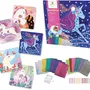 Sycomore Mosaiques Stick'N Fun - Coffret Créatif Licornes - 5 Tableaux avec 1500 Autocollants Mousse et Joyaux - À Partir de 5 Ans