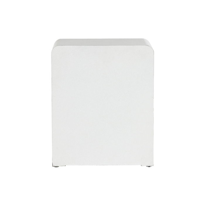 Table de Nuit Home ESPRIT Blanc Bois MDF 40 x 30 x 48 cm