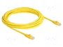 DeLOCK Câble Ethernet Cat.6A U/UTP Fast Tracing 5 m Jaune