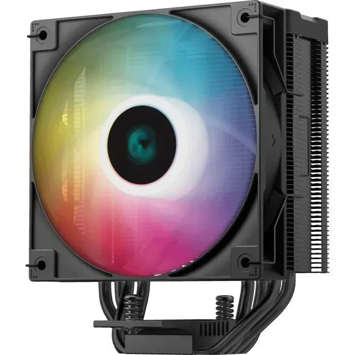 Deepcool AG400 Digital ARGB Noir - Ventirad CPU - Compatible Intel LGA1700/1200/1151 & AMD AM5/AM4 - Ventilateur 120mm A-RGB avec Affichage Digital de Température