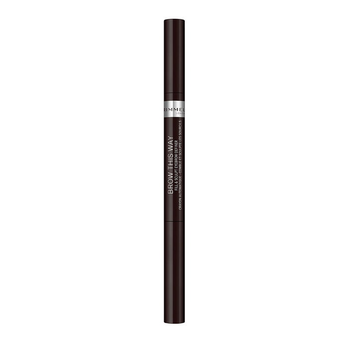 Rimmel London Crayon à Sourcils BROW THIS WAY #04 Noir Doux 0.25g