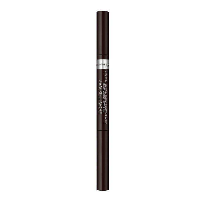 Rimmel London Crayon à Sourcils BROW THIS WAY #04 Noir Doux 0.25g