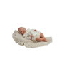 Muñecas Arias Reborn Camila - Poupée Reborn Arias 45 cm beige avec couverture et doudou, en espagnol