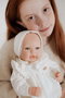 Muñecas Arias Reborn Camila - Poupée Reborn Arias 45 cm beige avec couverture et doudou, en espagnol