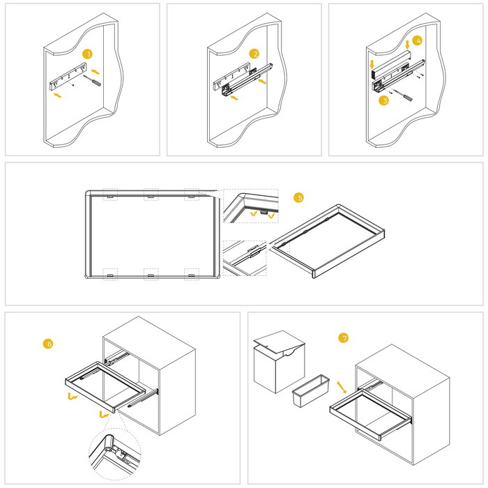Emuca Kit plateau auxiliaire, panier et rack ajustable Quartz pour armoires, glissières extension totale et à fermeture douce, Module 60cm, Finition Titane Emuca Kit plateau auxiliaire, panier et rack ajustable Quartz pour armoires, glissières extension totale et à fermeture douce, Module 60cm, Finition Titane