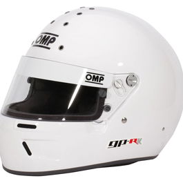 OMP Casque Karting GP-R Snell K2020 Blanc Taille XL OMPSC0-0799-B02-020-XL