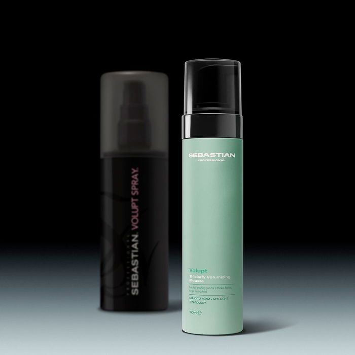 Sebastian Professionals Volupt Thickefy - Mousse volumisante professionnelle pour cheveux fins, effet épaississant et maintien léger, 190 ml