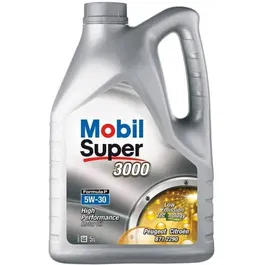 Mobil Huile moteur synthétique Super 3000 Formula-P 5W-30 ACEA C2 API SN - Bidon 5L - Haute performance