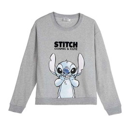 Cerdá Sudadera French Terry Stitch - Sweat à Capuche en French Terry - Couleur Gris - Taille XS