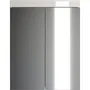 Trendteam Armoire de salle de bain Amanda avec miroir, 2 portes, blanc, dimensions 60 x 17 x 77 cm