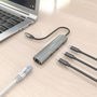 Hub USB Aisens ASUC-4P041-GR Gris