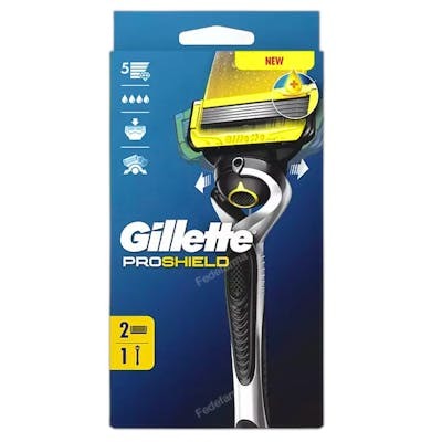 Gillette Fusion ProShield avec 2 recharges