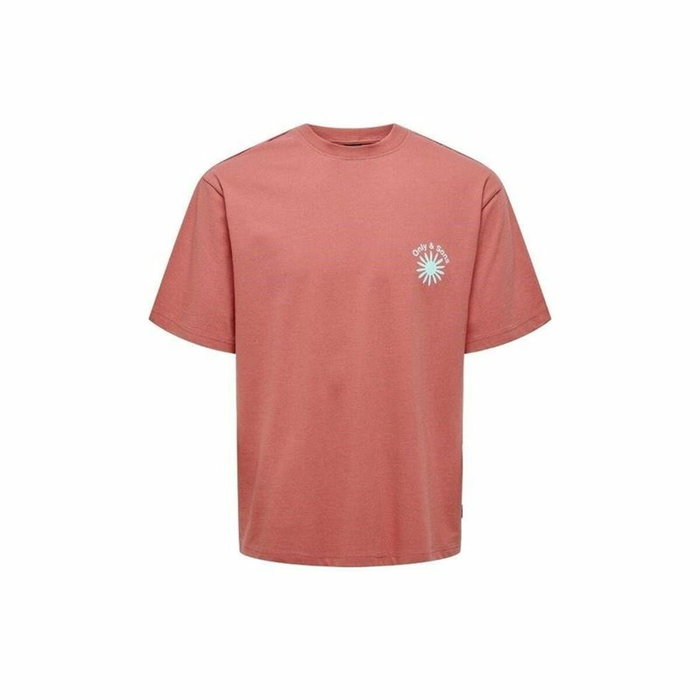 T-shirt à manches courtes homme Only & Sons Onskasen Rlx Saumon T-shirt à manches courtes homme Only & Sons Onskasen Rlx Saumon