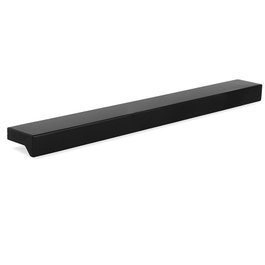 Viefe Poignée Angle Aluminium Noir Mat 128/160 mm