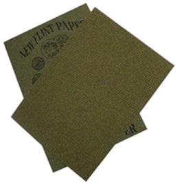 FLEXOVIT Feuille de papier à poncer en bois ''Medallas'' Pliego N°00 (grain très fin)