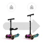 Kinderkraft RAKET UP Trottinette 2 en 1 avec Siège Réglable et Roues LED