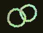 Innspiro Perles en Plastique Éco Multicolore Fluorescente 9mm