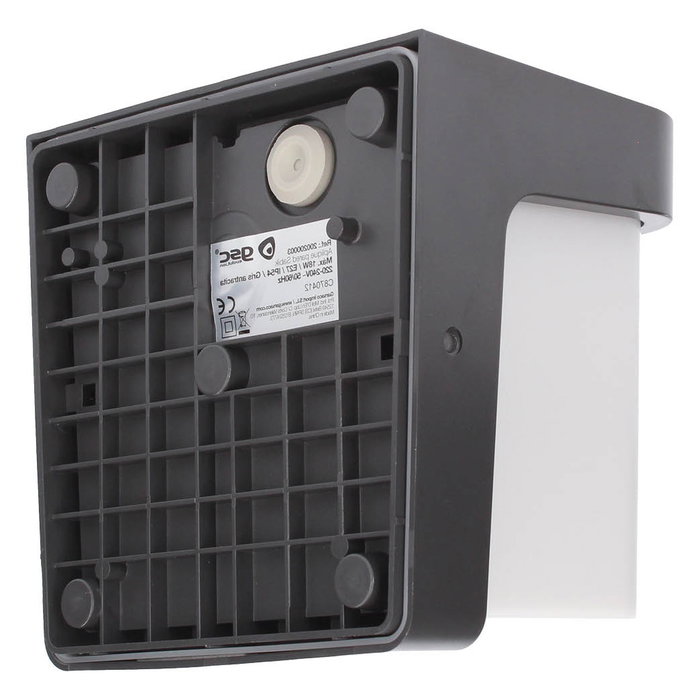 GSC Evolution Sabik Aplique mural Gris anthracite E27 IP54 18W