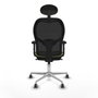Piqueras y Crespo Chaise de Bureau avec Appui-tête Jorquera 2D086G1 Vert