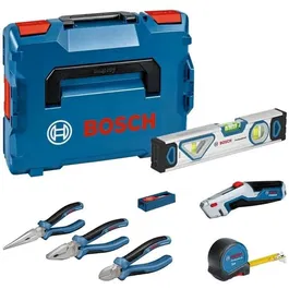 Bosch Professional - Set de 16 pinces de précision en coffret L-BOXX - Acier chrome-vanadium avec revêtements Softgrip