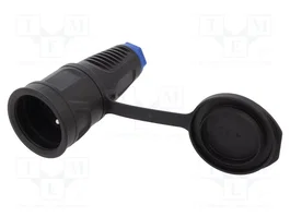 SEZ DK Socle femelle d'alimentation AC 16A 250V AC 2P+PE IP20