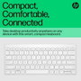 HP 350 Clavier Bluetooth multi-périphériques compact, Blanc