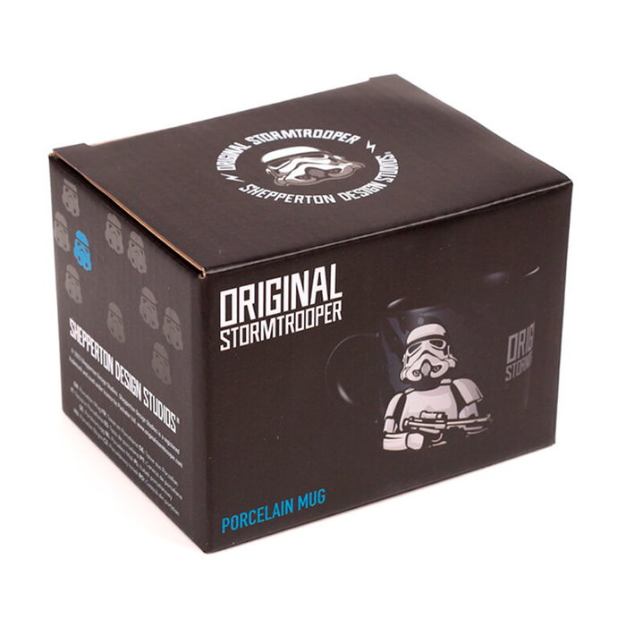 PUCKATOR Tasse Stormtrooper Soldat Impérial Star Wars en porcelaine 330ml, pour micro-ondes et lave-vaisselle