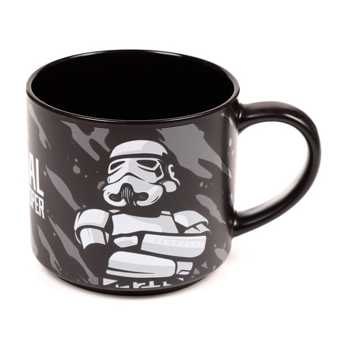 PUCKATOR Tasse Stormtrooper Soldat Impérial Star Wars en porcelaine 330ml, pour micro-ondes et lave-vaisselle