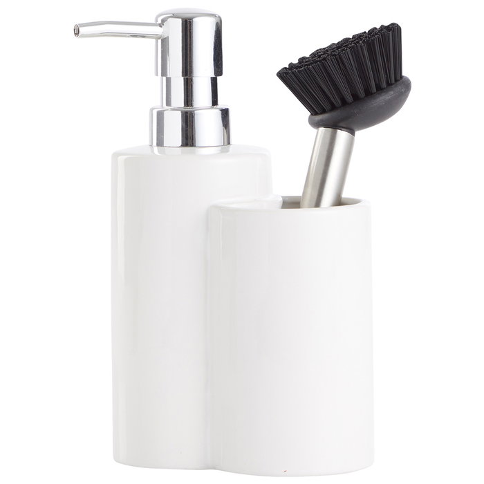Day Distributeur de lotion avec brosse et compartiment, 350 ml Day Distributeur de lotion avec brosse et compartiment, 350 ml