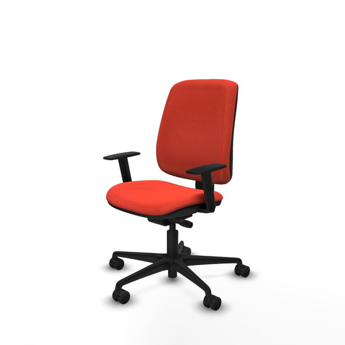 Piqueras y Crespo Chaise de Bureau Alares Orange Foncé